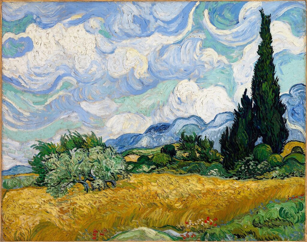 Vincent_van_Gogh_-_Wheat_Field_with_Cypresses